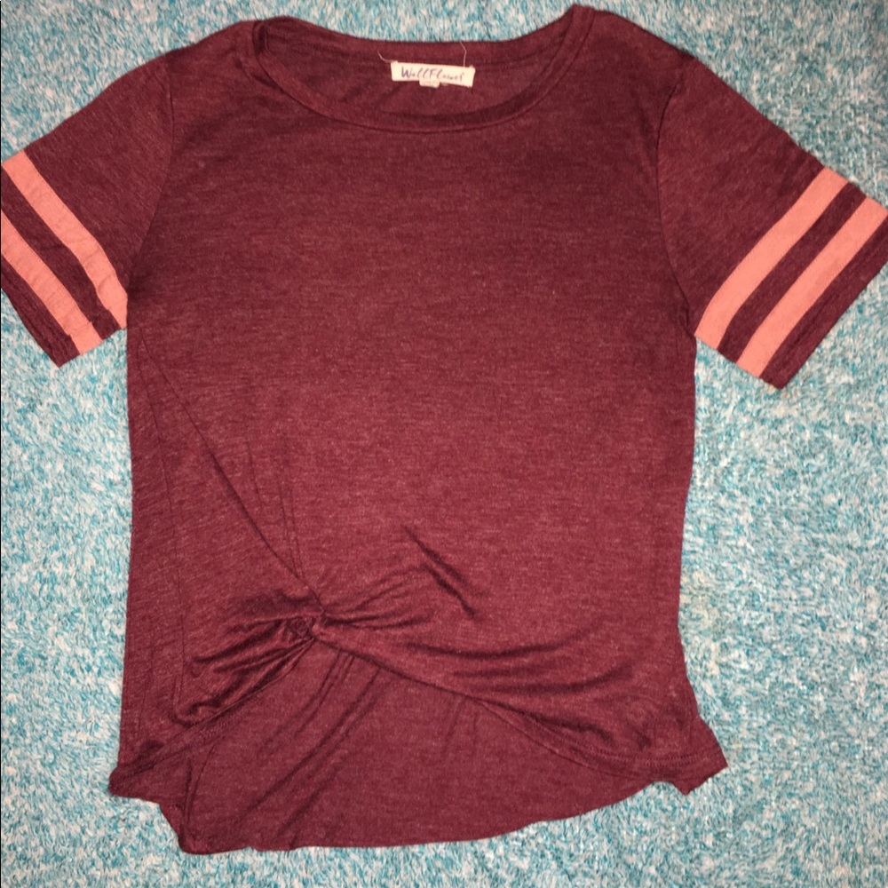 Maroon Top